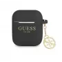 Guess Apple 4G Charms Silicone Case para AirPods 1/2 preta