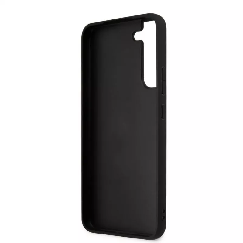 Guess Samsung Galaxy S22 Plus Capa em pele PU Saffiano rosa
