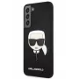 Karl Lagerfeld Samsung Galaxy S22+ Capa PU Saffiano Karl Head preta