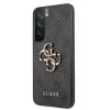 Guess GUHCS22S4GMGGR S901 Capa rígida para Samsung Galaxy S22, cinzento, 4G Big Metal Logo