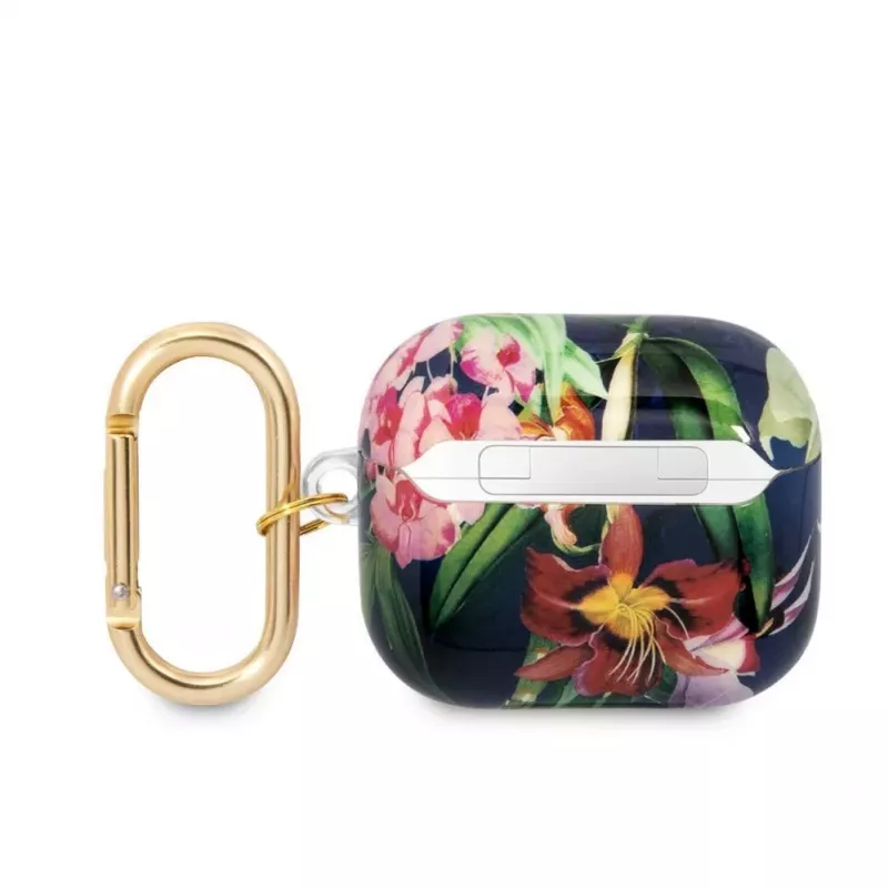 Guess Apple AirPods 3 Capa TPU Flower Print azul