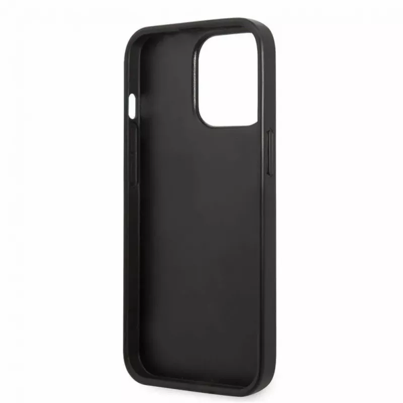 Karl Lagerfeld Apple iPhone 13 Pro Capa Monogram Plaque preta rosa