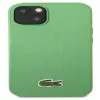 Lacoste Apple iPhone 14 Capa traseira Iconic Petit Pique Logo verde