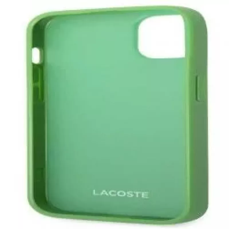 Lacoste Apple iPhone 14 Capa traseira Iconic Petit Pique Logo verde