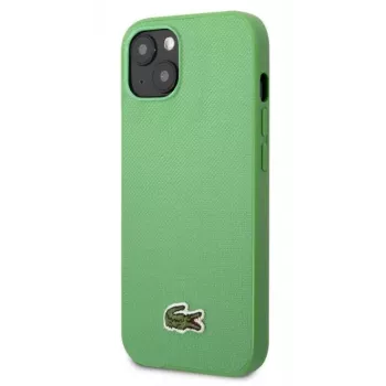 Lacoste Apple iPhone 14 Capa traseira Iconic Petit Pique Logo verde