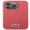 Lacoste Apple iPhone 14 Pro Capa Iconic Petit Pique Logo vermelha