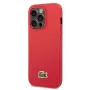Lacoste Apple iPhone 14 Pro Capa Iconic Petit Pique Logo vermelha