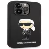Karl Lagerfeld Apple iPhone 14 Pro Max Capa de Silicone Líquido Ikonik NFT preta