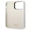 Karl Lagerfeld Apple iPhone 14 Pro Capa de Silicone Líquido Ikonik NFT branca