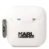 Karl Lagerfeld AirPods 1/2 Capa de Silicone Choupette branca