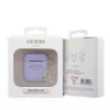 Guess Capa de Silicone para Apple AirPods 1/2 Classic Logo Gold Charm lilás