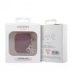 Guess Capa de Silicone para Apple AirPods 1/2 Classic Logo Gold com 4G Anhänger magenta