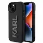 Karl Lagerfeld Apple iPhone 15 Capa Rígida 3D LOGO GLITTER preta