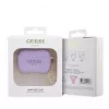Guess Capa de Silicone para Apple AirPods Pro 2 Classic Logo Gold com 4G Anhänger lilás