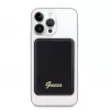 Guess Power Bank 5000mAh 15W MagSafe e carregamento normal com Metal Script Logo preta