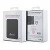 Guess Power Bank 5000mAh 15W MagSafe e carregamento normal com Metal Script Logo preta