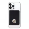 Guess Power Bank 5000mAh 15W MagSafe e carregamento normal com Strassed 4G Logo preta
