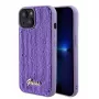 Guess Capa Sequin Script Logo para iPhone 15 lilás
