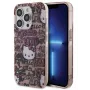 Hello Kitty Apple iPhone 15 Pro Max 6,7 polegadas Capa Rígida IML Tags Graffiti rosa
