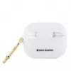 Hello Kitty Capa de Silicone para Apple AirPods Pro 3D Kitty Head branca
