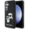 Karl Lagerfeld Capa 3D Rubber Karl and Choupette para Samsung Galaxy S24 Preta