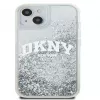 DKNY Capa rígida Liquid Glitter Big Logo para iPhone 15 preto