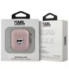 Karl Lagerfeld Capa Ikonik Saffiano para Apple iPhone 14 Pro Max - rosa