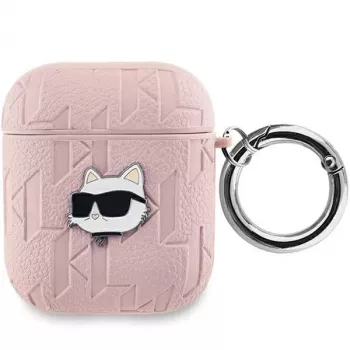 Karl Lagerfeld Capa Ikonik Saffiano para Apple iPhone 14 Pro Max - rosa