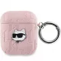 Karl Lagerfeld Capa Ikonik Saffiano para Apple iPhone 14 Pro Max - rosa