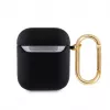Guess Capa PU Grained Classic Logo para AirPods 1/2 preto