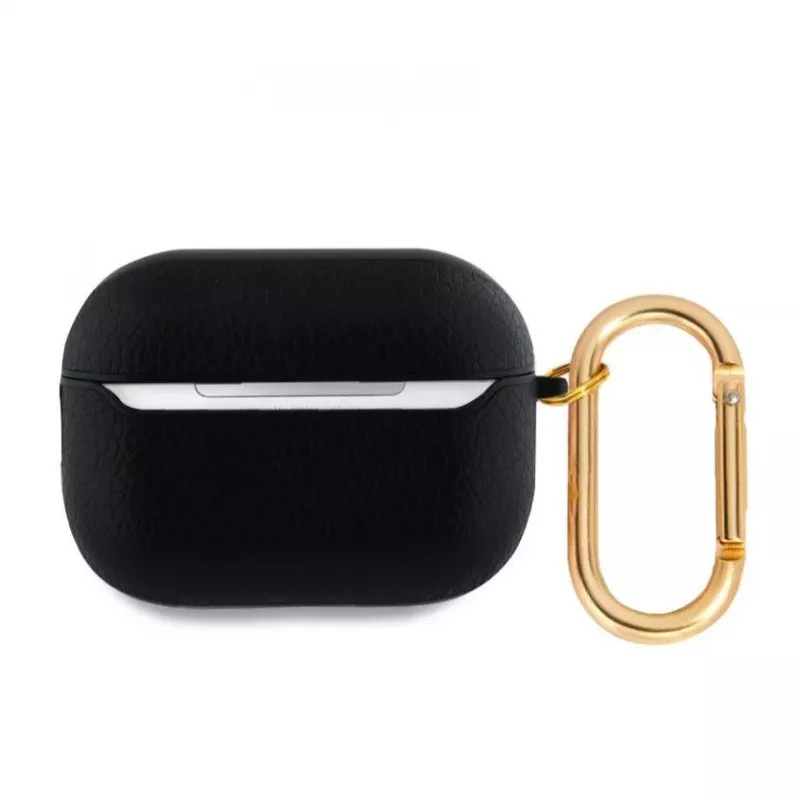 Guess Capa PU Grained Classic Logo para AirPods Pro 2 preto