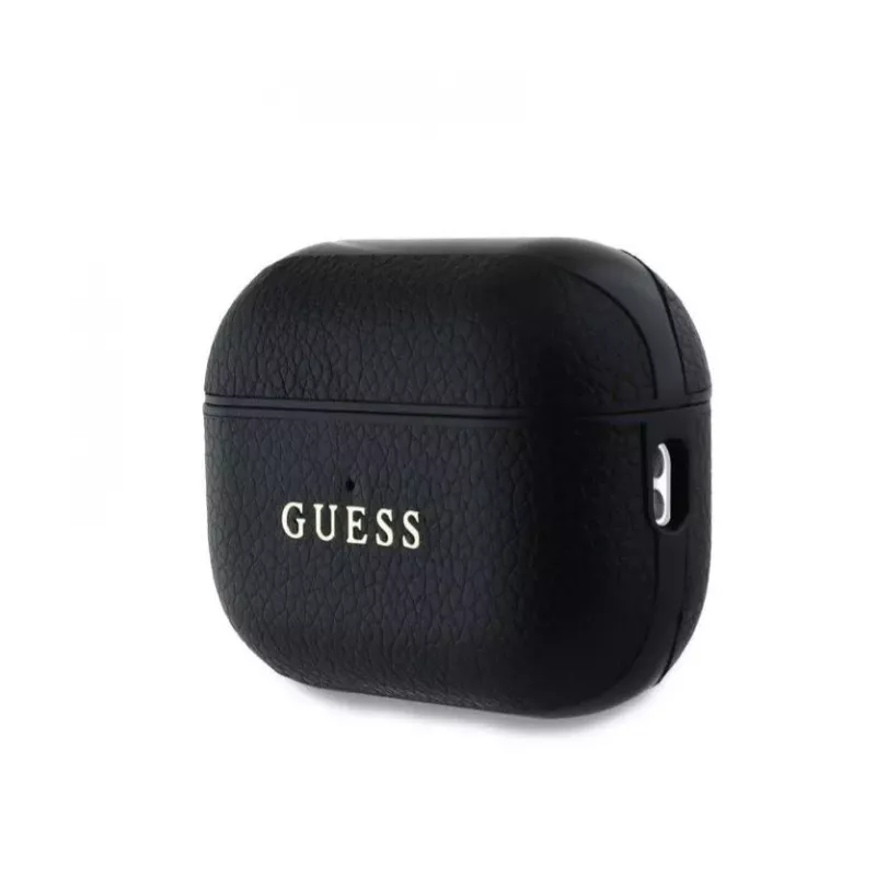 Guess Capa PU Grained Classic Logo para AirPods Pro 2 preto