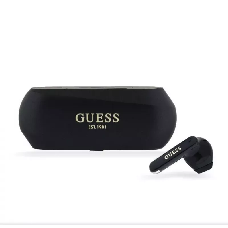 Guess Auscultadores sem fios ENC TWS Elongated Metallic preto