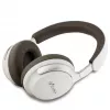 Guess Auscultadores sem fios ANC/ENC PU Leather Script Logo bege