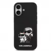 Karl Lagerfeld Capa MagSafe Liquid Silicone K&CH Sketch para Apple iPhone 17 preto