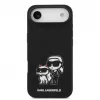 Karl Lagerfeld Capa MagSafe Liquid Silicone K&CH Sketch para Apple iPhone Air preto