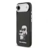 Karl Lagerfeld Capa de silicone IML Aquarelle K&C Logo para Apple iPhone Air preto