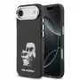 Karl Lagerfeld Capa de silicone IML Aquarelle K&C Logo para Apple iPhone Air preto