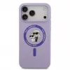 Karl Lagerfeld Apple iPhone 17 Pro Max Capa Liquid Silicone Karl and Choupette MagSafe Roxa