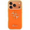 Guess IML 4G Script Metal Capa para iPhone 17 Pro, laranja