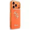 Guess IML 4G Script Metal Capa para iPhone 17 Pro, laranja