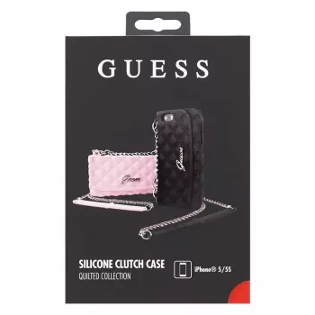 Capa em silicone Quilted Clutch Apple para iPhone 6, rosa