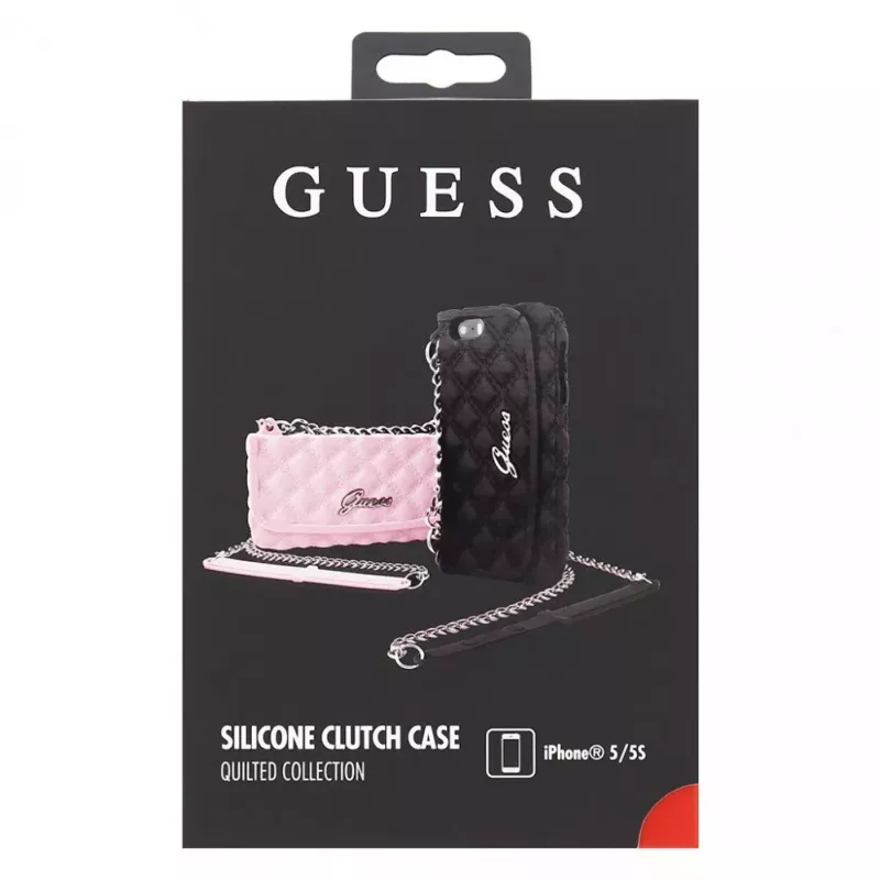 Capa em silicone Quilted Clutch Apple para iPhone 6, rosa