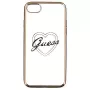 Capa TPU Apple Heart Guess para Apple iPhone 7/8, dourada