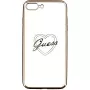 Capa TPU Apple Heart Guess para Apple iPhone 7 Plus / 8 Plus, dourada