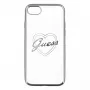 Capa TPU Heart Guess para Apple iPhone 7 / 8, prateada