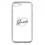 Capa TPU Apple Heart Guess para Apple iPhone 7 Plus / 8 Plus, prateada