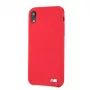 Capa rígida em silicone BMW para Apple iPhone XR, vermelha