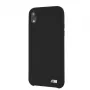 Capa rígida em silicone BMW para Apple iPhone XR, preta M Collection