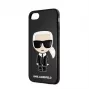 Capa Full Body Iconic Karl Lagerfeld para iPhone 7/8/SE 2020, preta